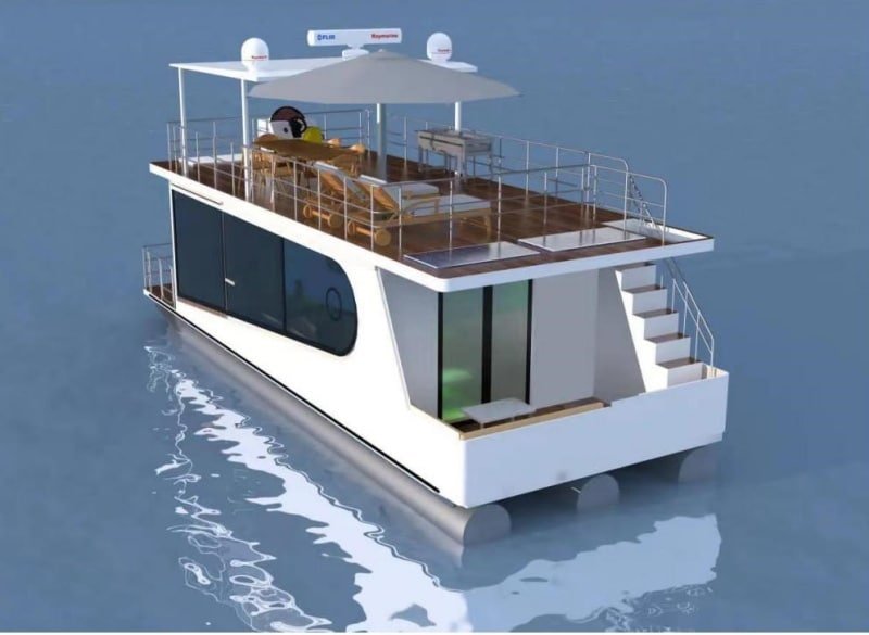 Casa de barcos à beira-mar Waterfront Boat House